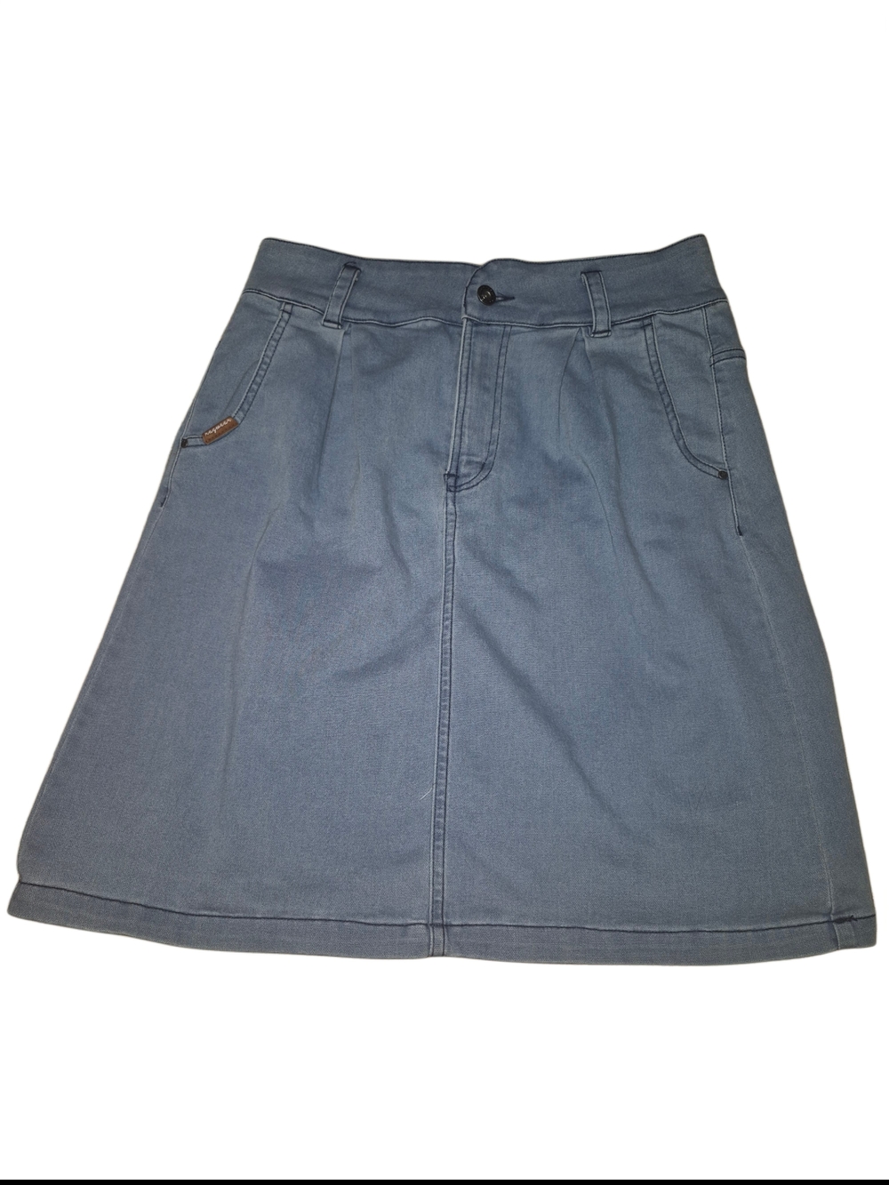 Ragwear Classic A-Line Light Blue Denim Skirt Size 30